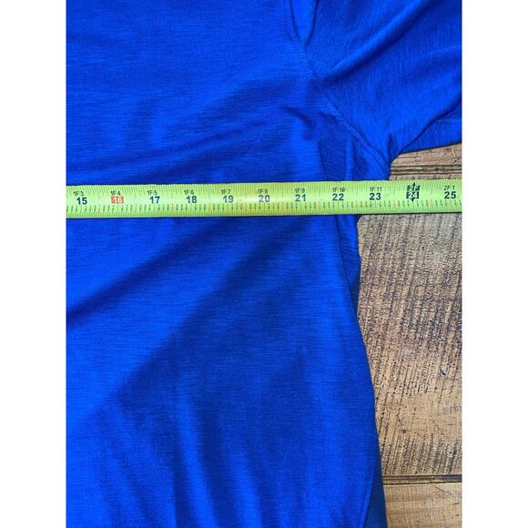 Mens Elevate Blue Short Sleeve Soft Polo Shirt‎ Size Large - Picture 2 of 8
